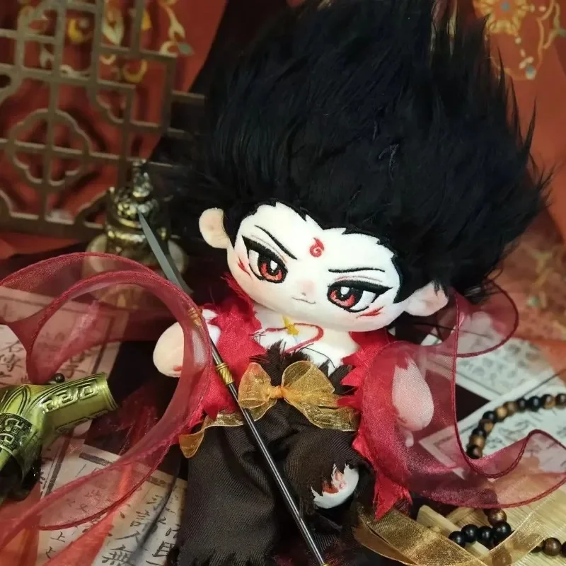 

Nezha 2 Stuffed 20CM Nezha's Children Make Trouble in the Sea Inflammation Button 20cm Cotton Doll Plush Toy Collection Gift