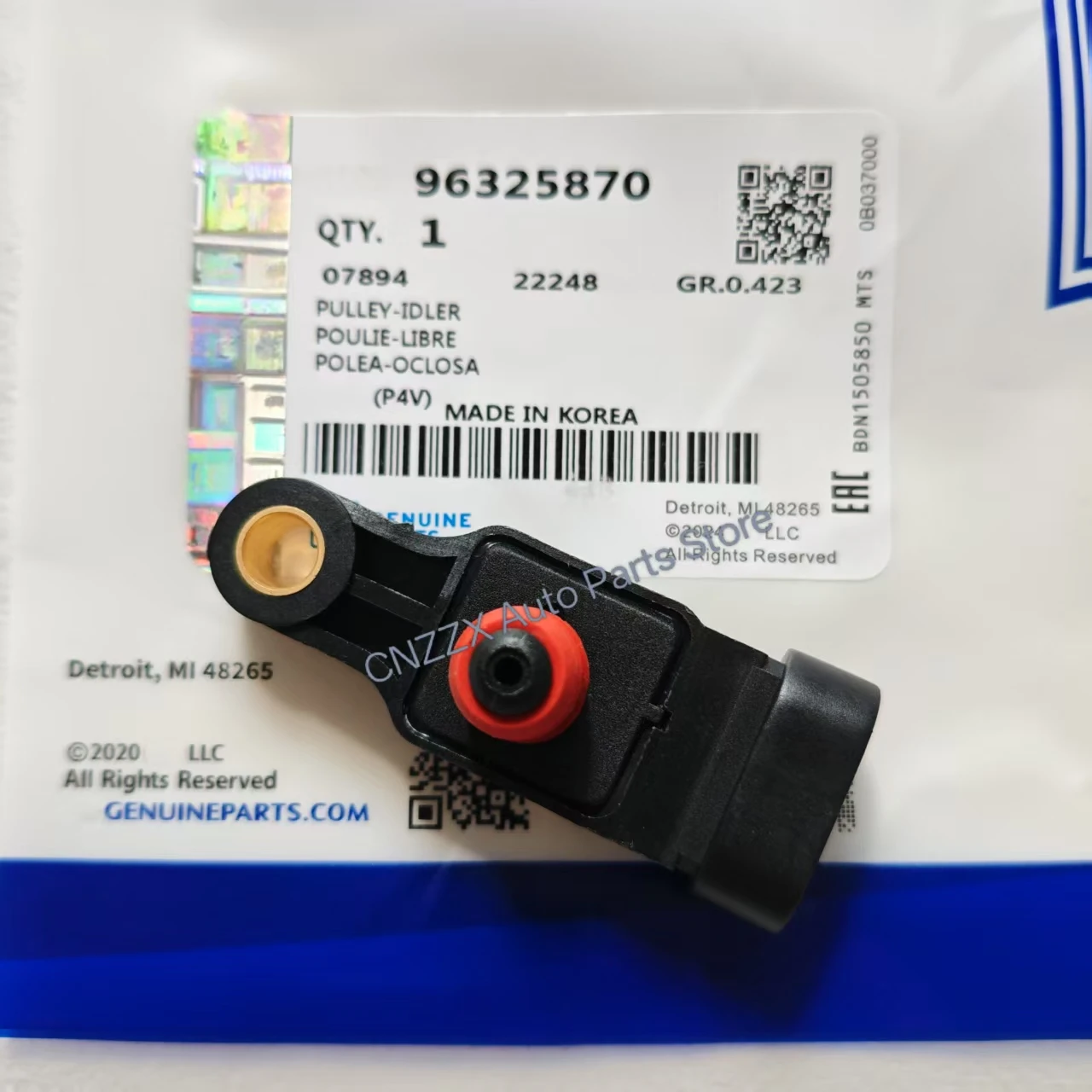 Nuevo sensor de mapa de presión absoluta del colector compatible con OEM # 96325870 para Chevrolet Spark Aveo Matiz Lova / Daewoo Kalos 25184083