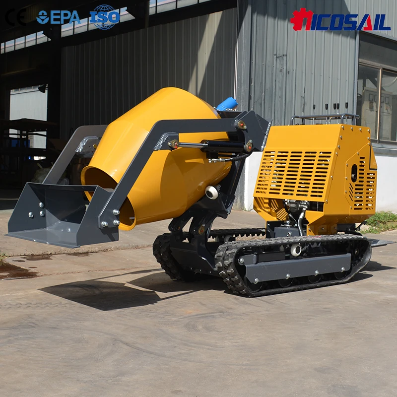 

Индивидуальный гидравлический мини-самосвал для бетона 750 кг 25 ° Малогабаритная строительная техника, адаптируемая к неровностям местности