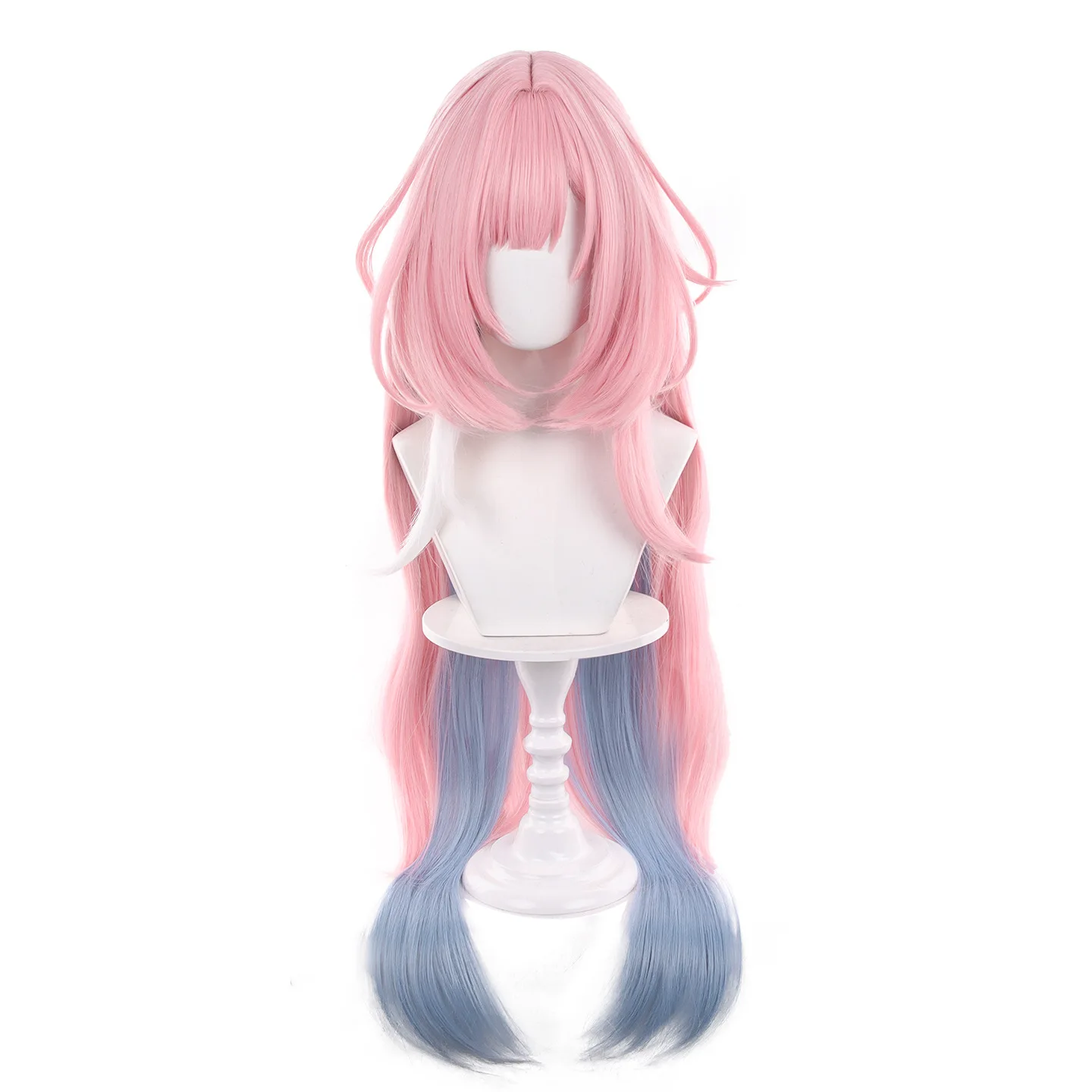 Pelucas de Cosplay de Cyrene para mujer, espectáculo de Halloween, Honkai Star Rail, peluca de Cosplay de 100cm, pelo sintético resistente al calor, pelucas de Cyrene + gorro de peluca