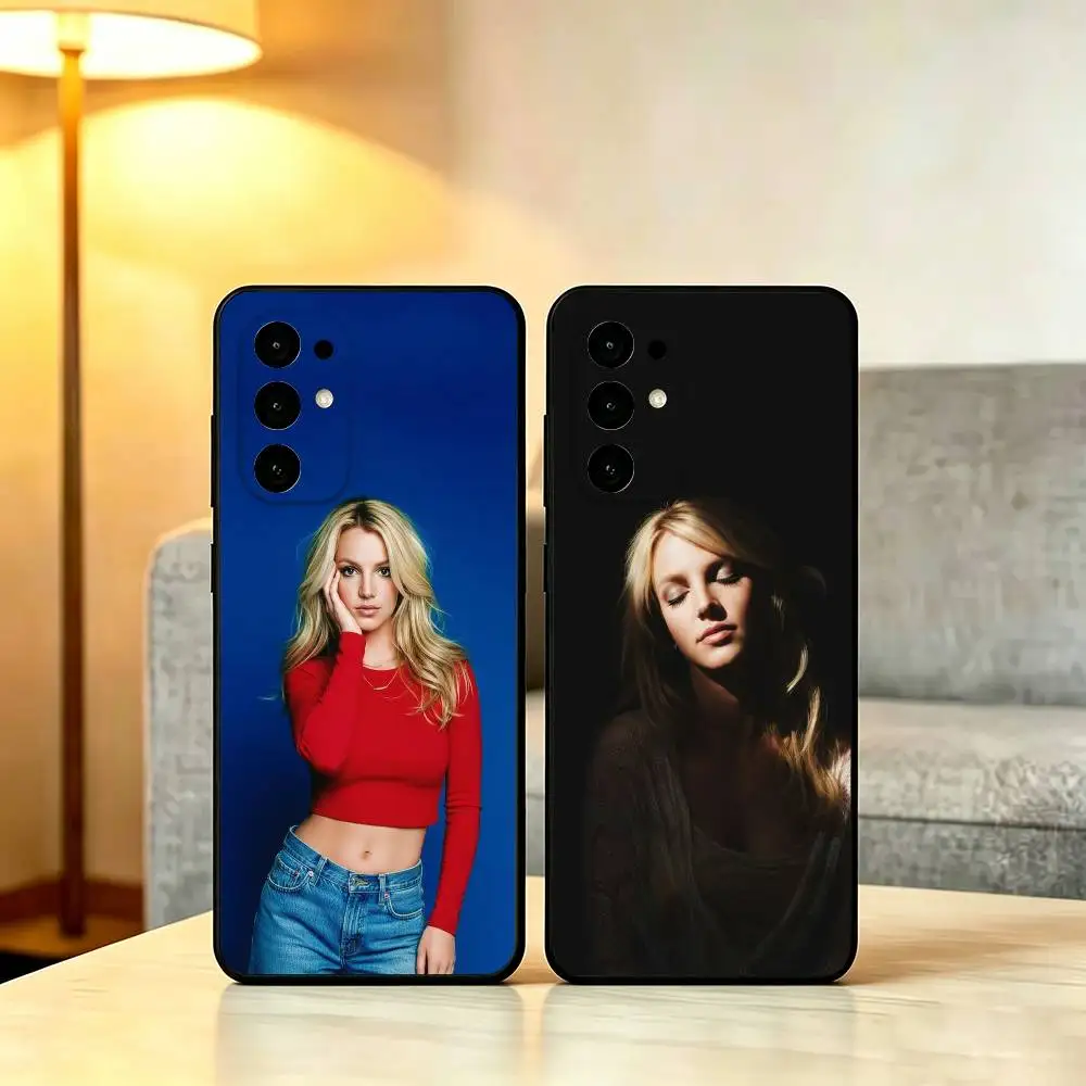 

Pop Singer B-Britney Spears Phone Case For Samsung S25,S24,S21,S22,S23,S30,Ultra,S20,Plus,Fe,Soft Black Cover