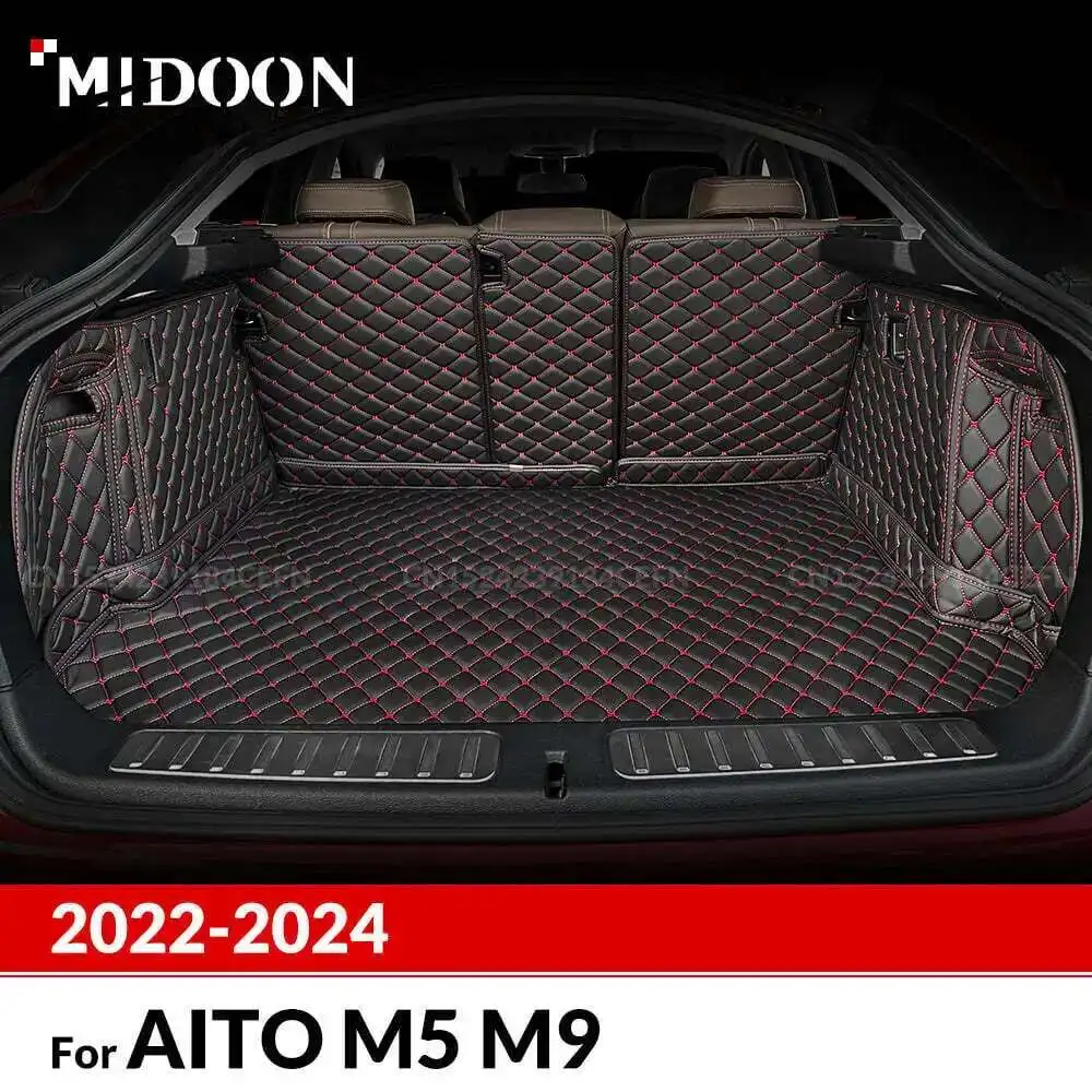 

Для AITO M5 2022-2024 M9 2024, автоматический коврик для багажника с полным покрытием, автомобильный антигрязный коврик, защитный коврик, грузовой вкладыш, аксессуары для интерьера