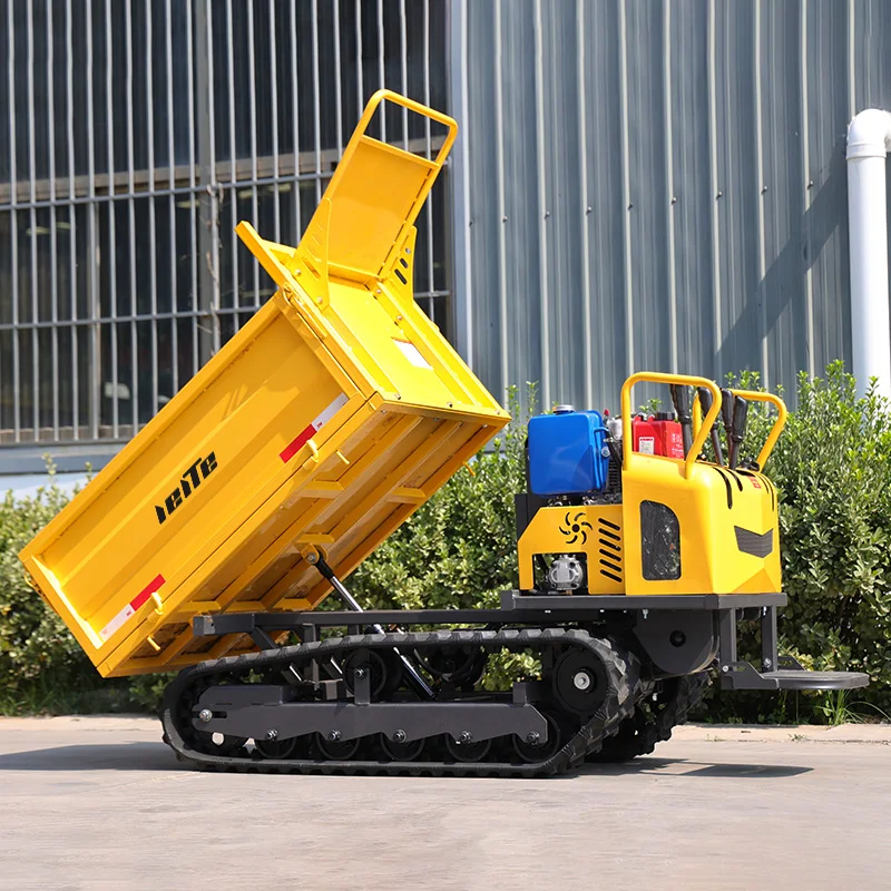 

Small Tipper Crawler Dumper High Quality Cheap Mini Dumper Truck 800kg 4x4 Hydraulic Small Dumpers Free Shipping customized