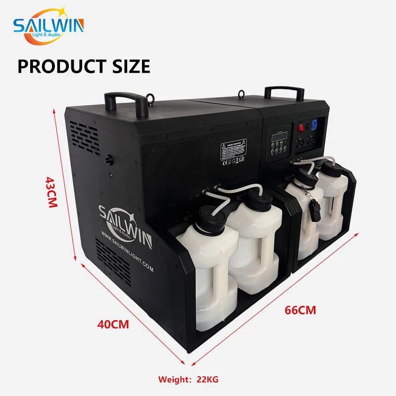 SailWin عالية الطاقة 3000 واط DMX LED آلة فقاعة الدخان المهنية الصوت والفيديو وحفلات الزفاف عرض حفلات DJ