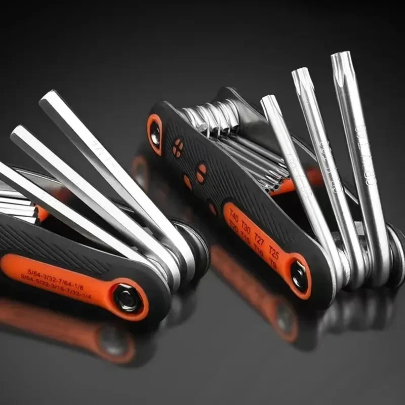 Allen Keys Wrench Folding Torx Screwdriver, Special Work Spanner Key Set, Universal Hardware Hand Tools, Fixed Hex Wrench