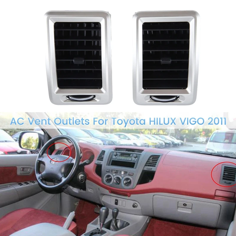 

55660-0K010-E1 55650-0K010-E1 Car Accessories Dashboard Air Vents Panel For Toyota HILUX VIGO 2011