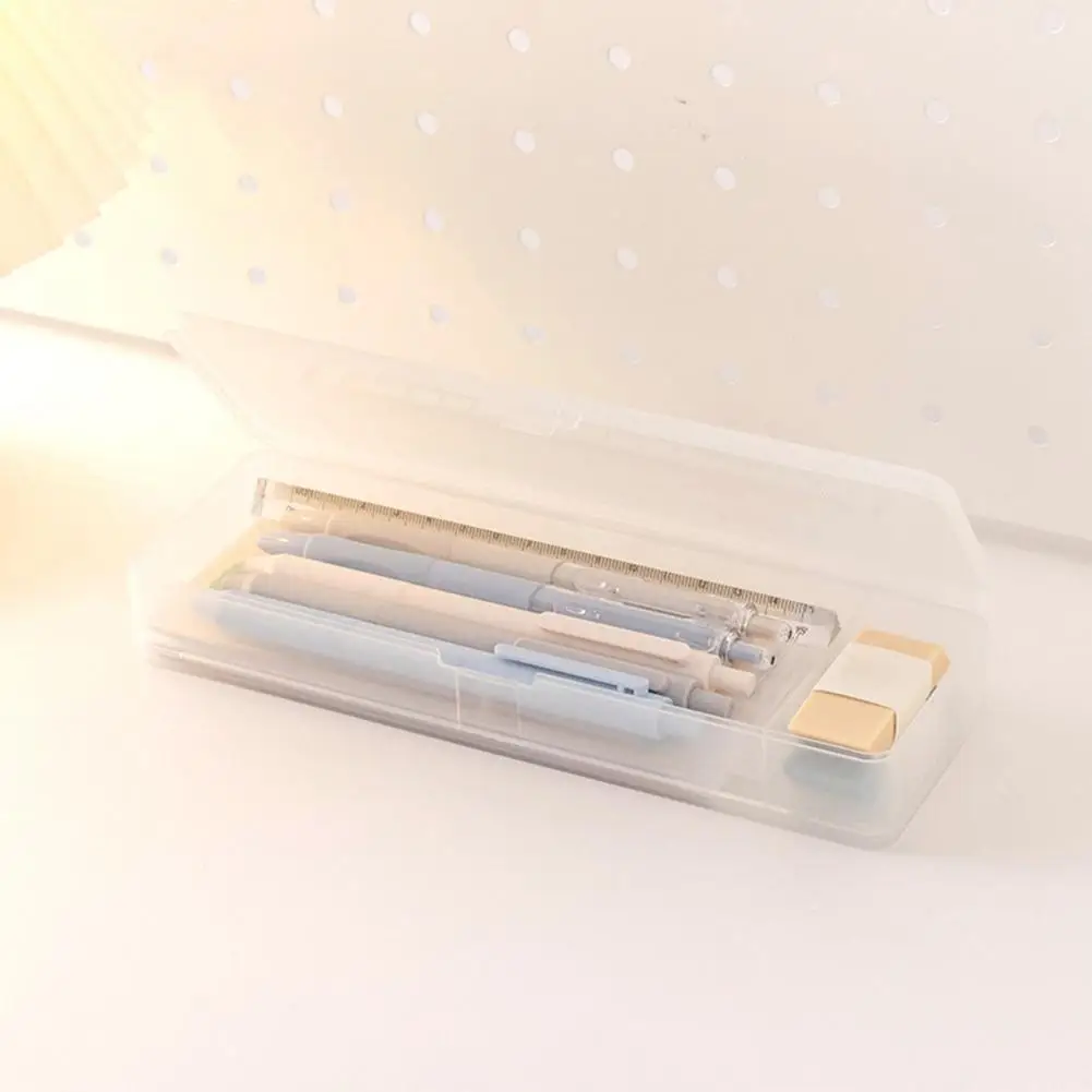 사무용품 컨테이너 용량 문구 상자, 양면 이중 레이어 문구 상자, 남아용 헤비 듀티 플라스틱