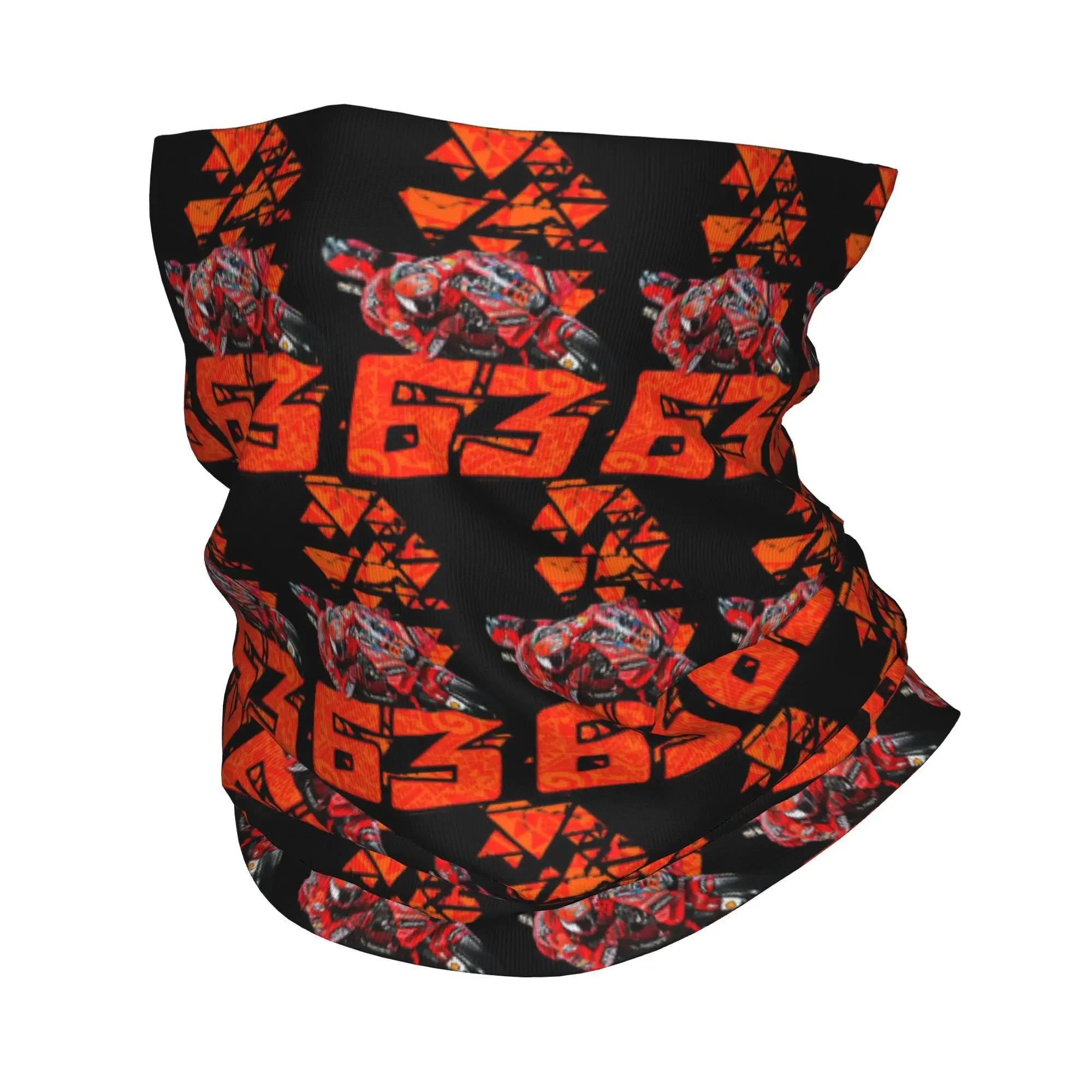 Francesco Bagnaia Number 63 Moto GP  Throw Blanket01 Bandana Neck Gaiter Magic Scarf Balaclava Running Unisex Adult All Season