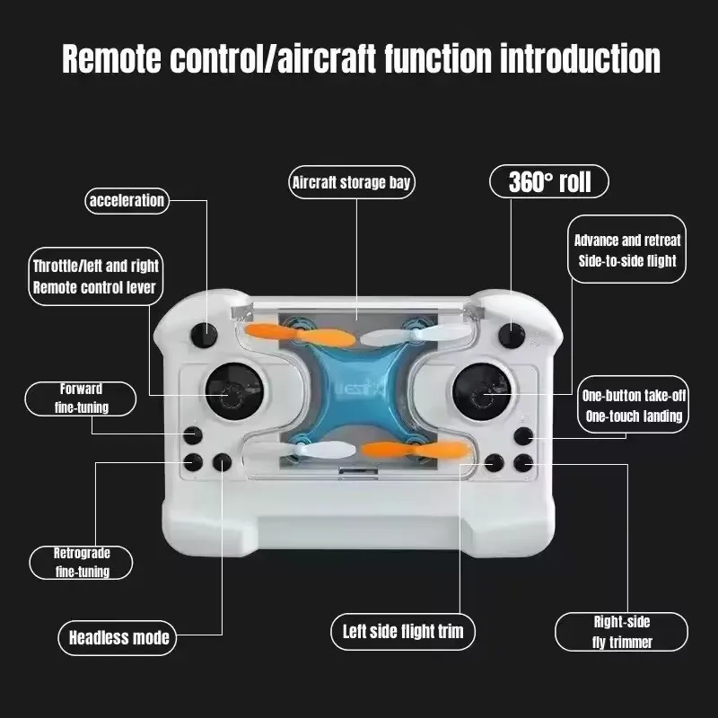 2025 NEW HC702 Drone Mini Remote Control Aircraft New Children's Toy Micro Aircraft Fixed Height Quadcopter Drone Toys New