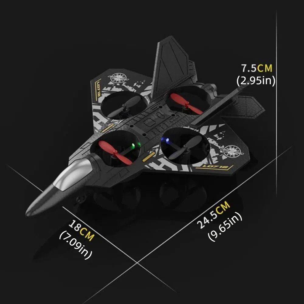 Schiuma EPP telecomando schiuma combattente rilevamento di gravità droni RC giocattolo elicottero a quattro motori ricaricabile portatile