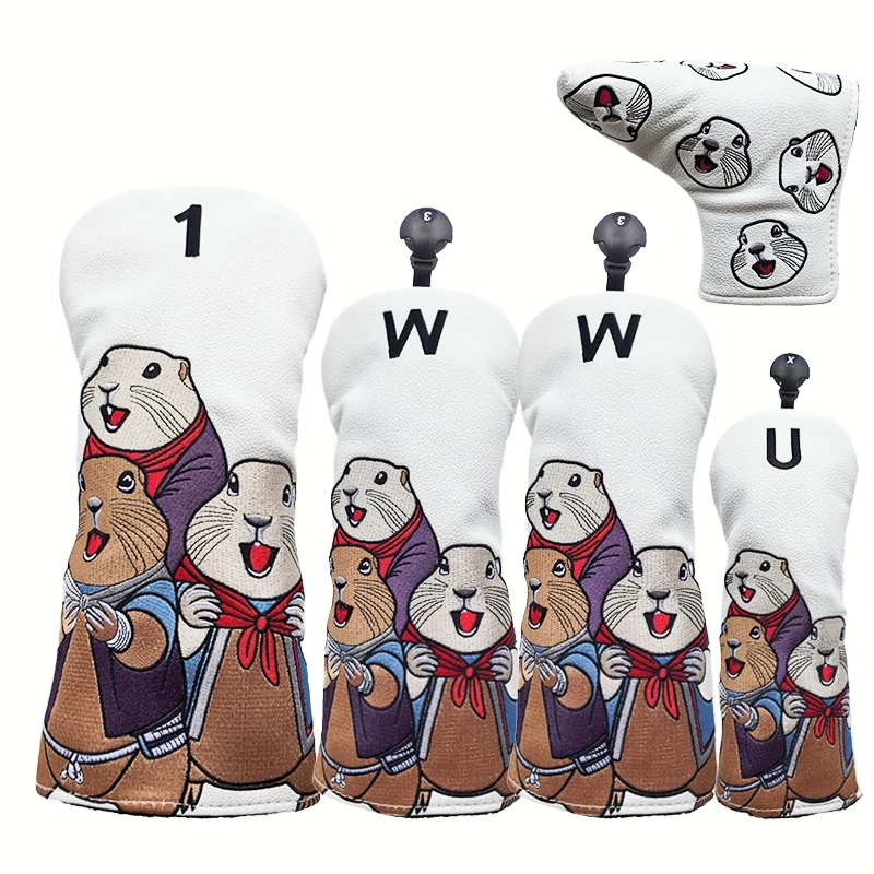 Maneja Golf Woods Headcovers 135U cubiertas para conductor Fairway hybird Putter mazo palos cabezas