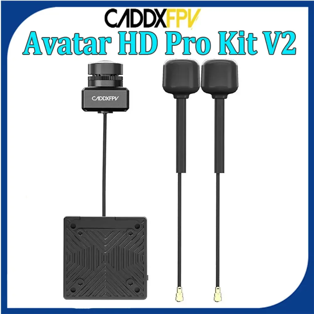 

Caddx Walksnail Avatar HD Kit V2 / Avatar HD Pro Kit (Dual Antennas Version) Gyroflow+32G for FPV Freestyle Drones DIY Parts