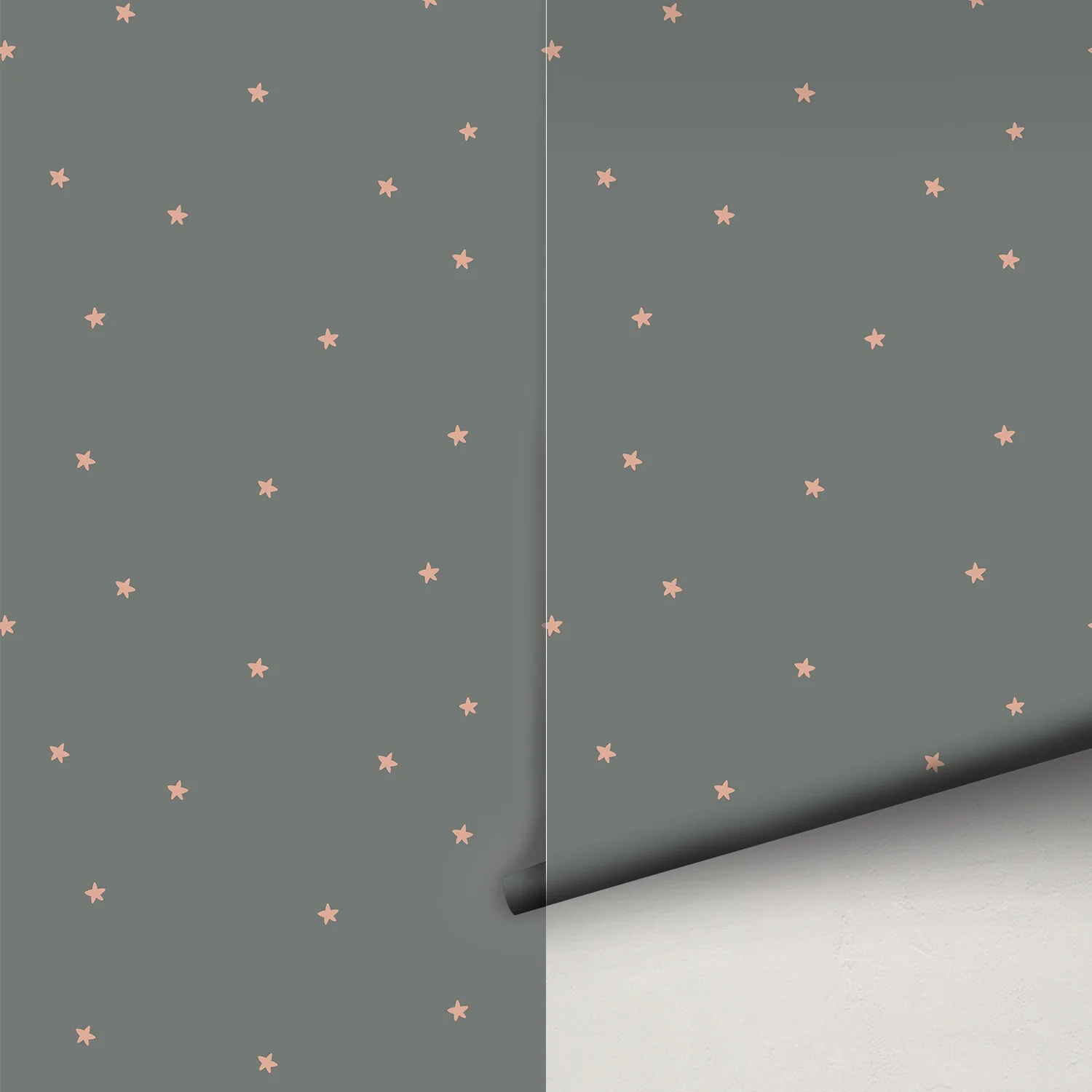 Stars Peel and Stick Wallpaper Cute Cartoon Kids Contact Paper Waterproof Removable Wall Paper for Nursery Room Cabinet