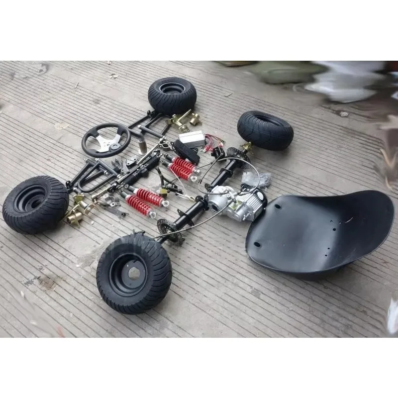 

2 Stroke Off-Road Electric Crazy Cart Go Kart Conversion Kit with Atv Frame Full Set Engine for Adults Sale