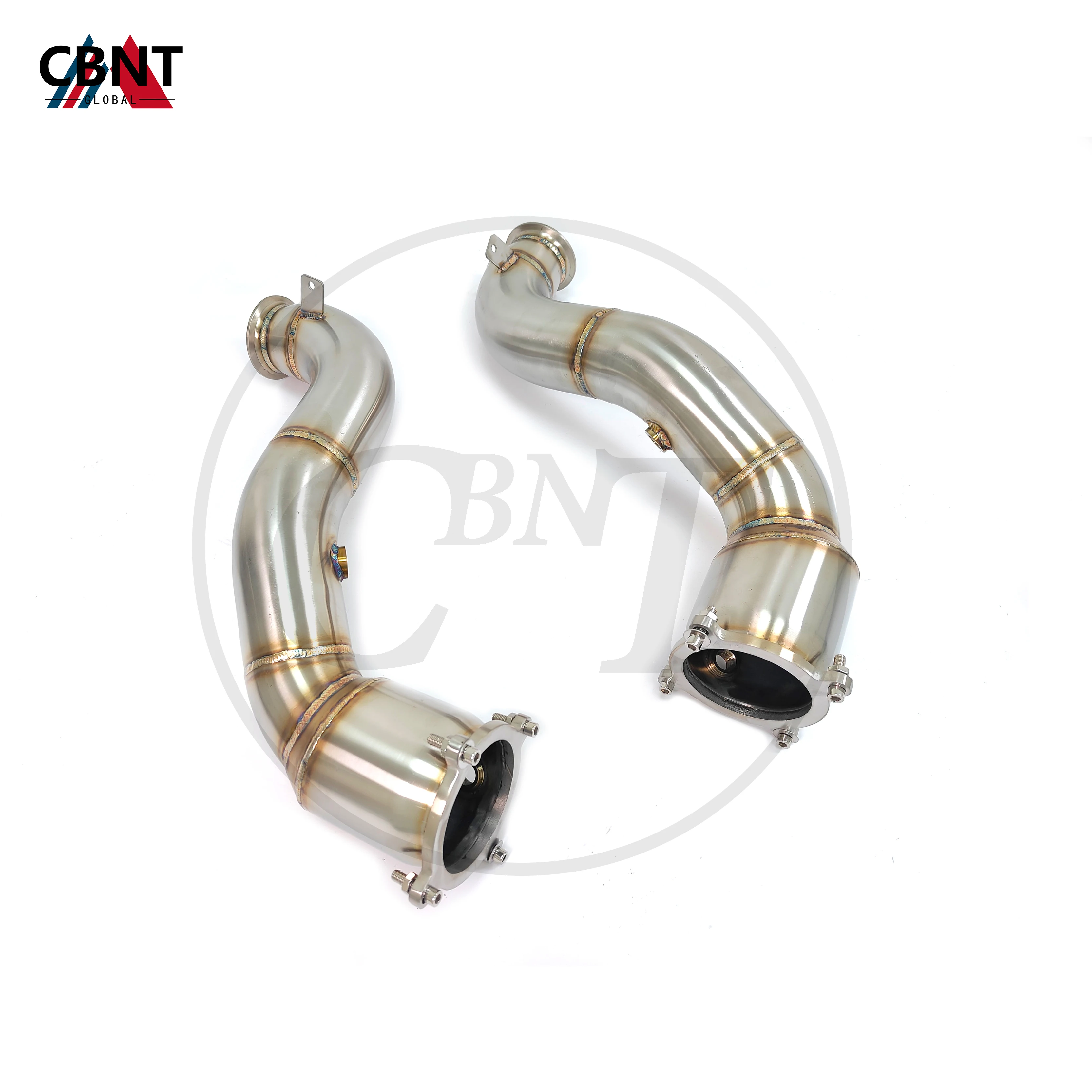 

CBNT for McLaren 720S Exhaust Pipe System without Catalytic Converter Catted/Catless Downpipe SS304 Tuning Exhaust-headers