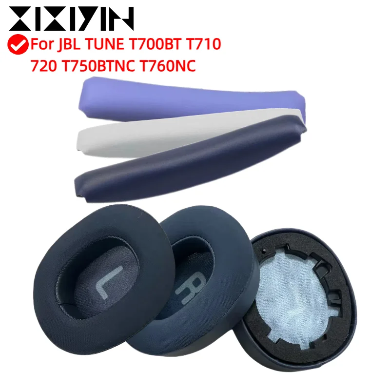 

XIXIYIN Replacement Earpads Foam For JBL TUNE T700BT T710 720 T750BTNC T760NC Headphones Earmuff/Earphone Sleeve Headset