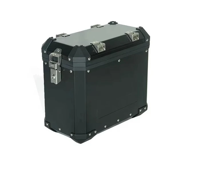 High Quality 45L Waterproof Motorcycle Tail Box Rear Top Case Aluminum Luggage Storage Cases for Motorcycles