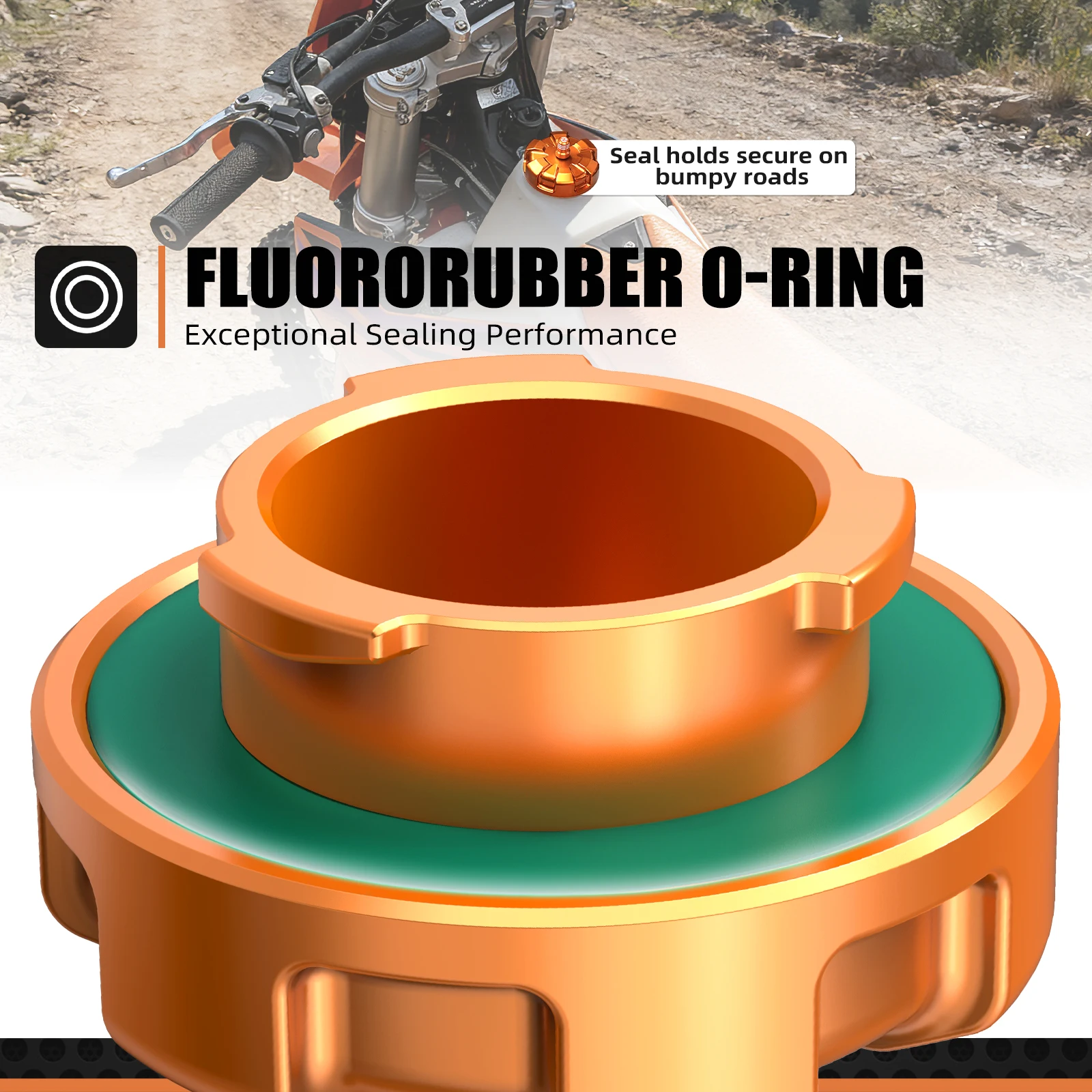 NICECNC Für KTM EXC 300 XCW 500 2014-2026 Für Husqvarna TE 300 TE250 FE501 14-26 GasGas EC 300 2021-2026 Aluminium-Tankdeckel – Detail 5