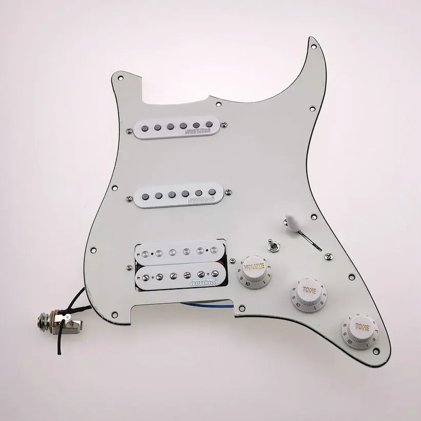 

Electric Guitar Pickups Guitar Pickups Wilkinson Alnico5 SSH Style 7-Way type fully loaded pickguard