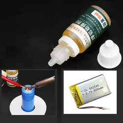 10ml/Bottle No-clean Liquid Flux Welding Oil for Pure Aluminum/Stainless Steel/Copper Multifunctional Metal Solder Odorless