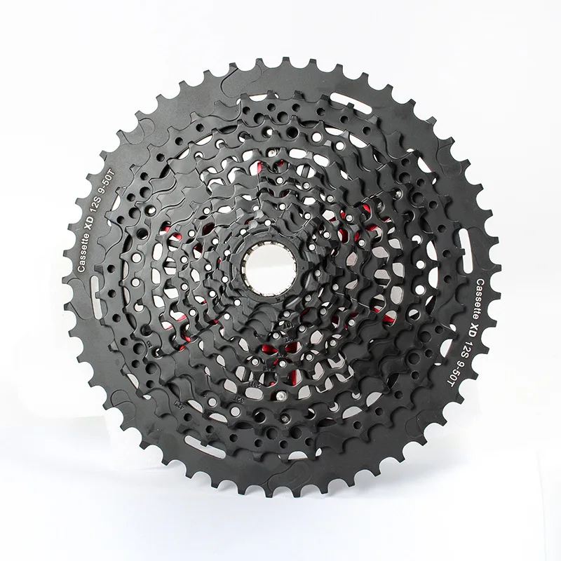 STLF Sunshine MTB 12 Speed 9-50T XD Cassette Bike Freewheel Bicycle Flywheel Black Color