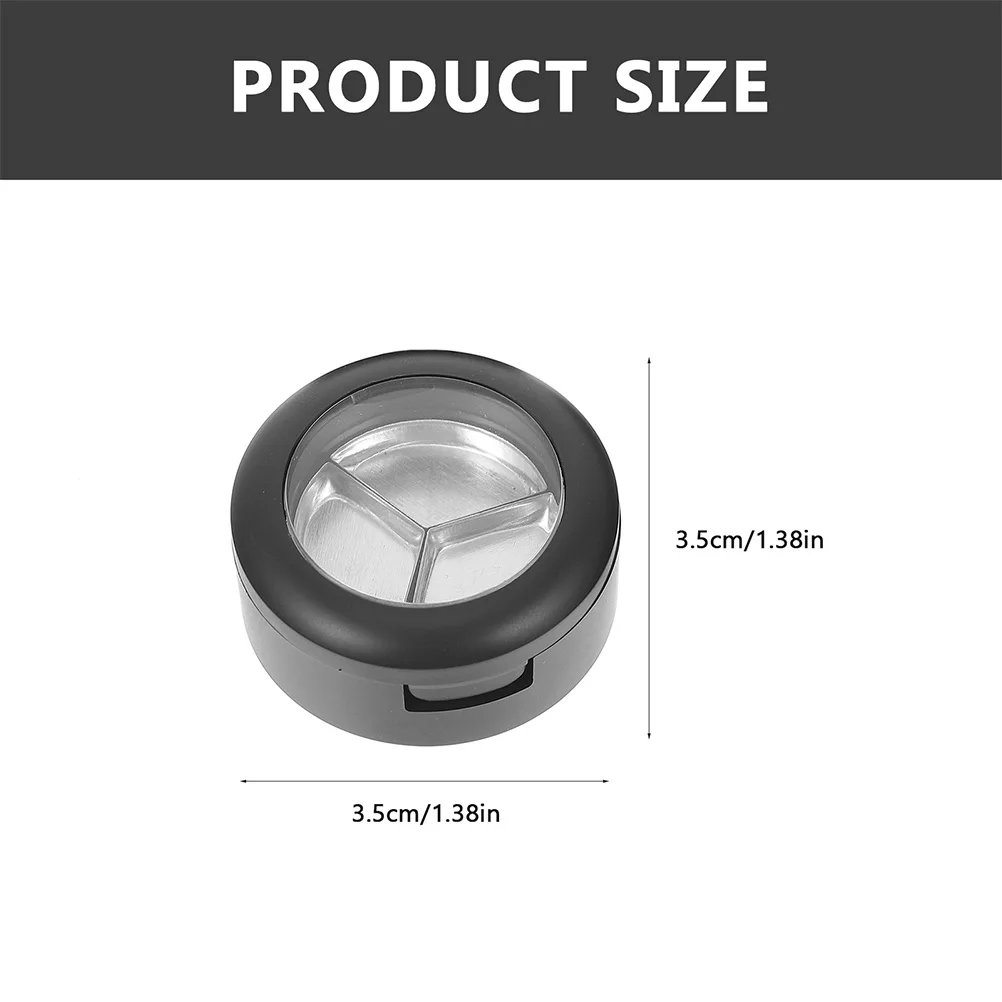 

6pcs Empty Eyeshadow Box Round Shaped Makeup Organizer Container Blush Storage Case Lipstick Holder Sample Cases Sub