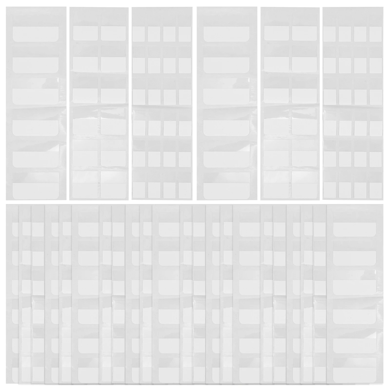 

3 Bags Transparent Adhesive Reading Markers Sticky Page Tabs Index Tabs For Notebooks Portable Sentence Markers