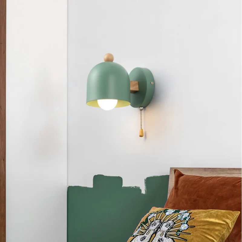 مصابيح حائط من الحديد الفني بجانب السرير النورديك لغرفة النوم والممر والفندق والدراسة والديكور الداخلي للمنزل وإضاءة الشرفة #3