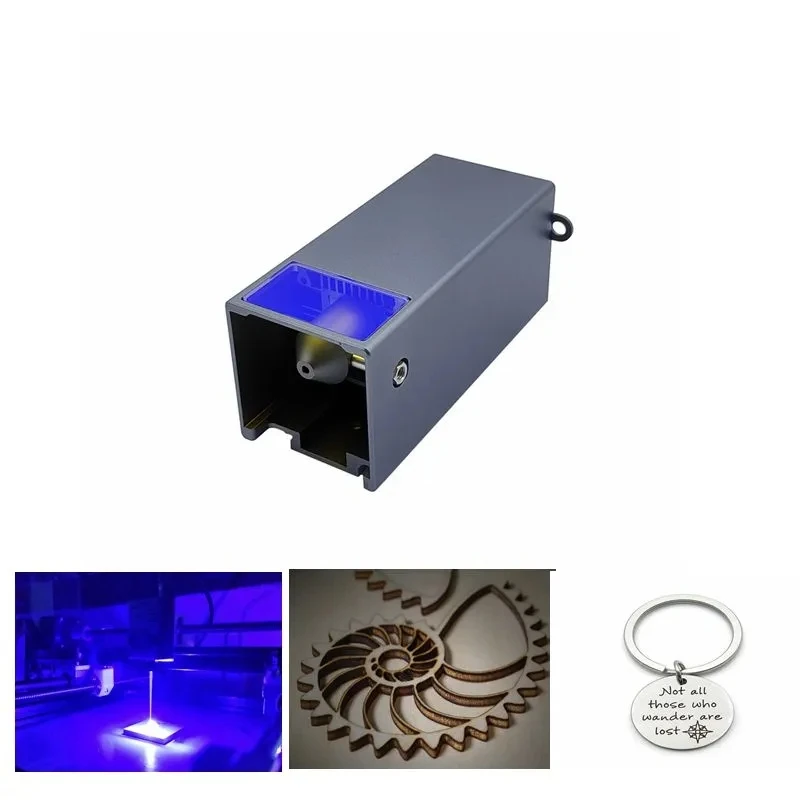 Adjustable Nozzle 445nm 20W Blue Engraving Cutting Laser Module 24V Input