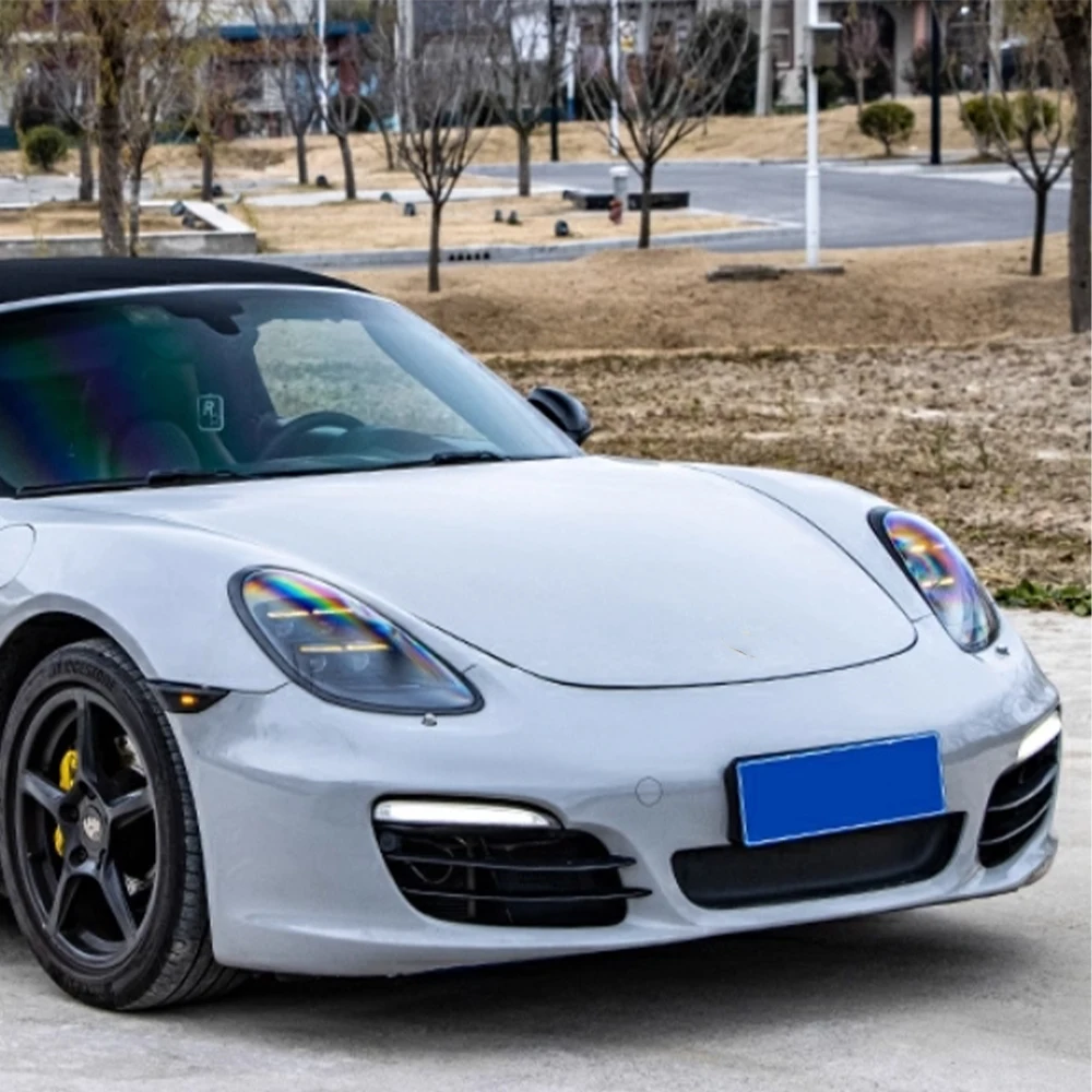 

Автомобильные фары для Porsche Cayman или Boxster 981 2013-2015, обновление автомобильных фар в сборе, стиль 2024, аксессуары для линз проектора