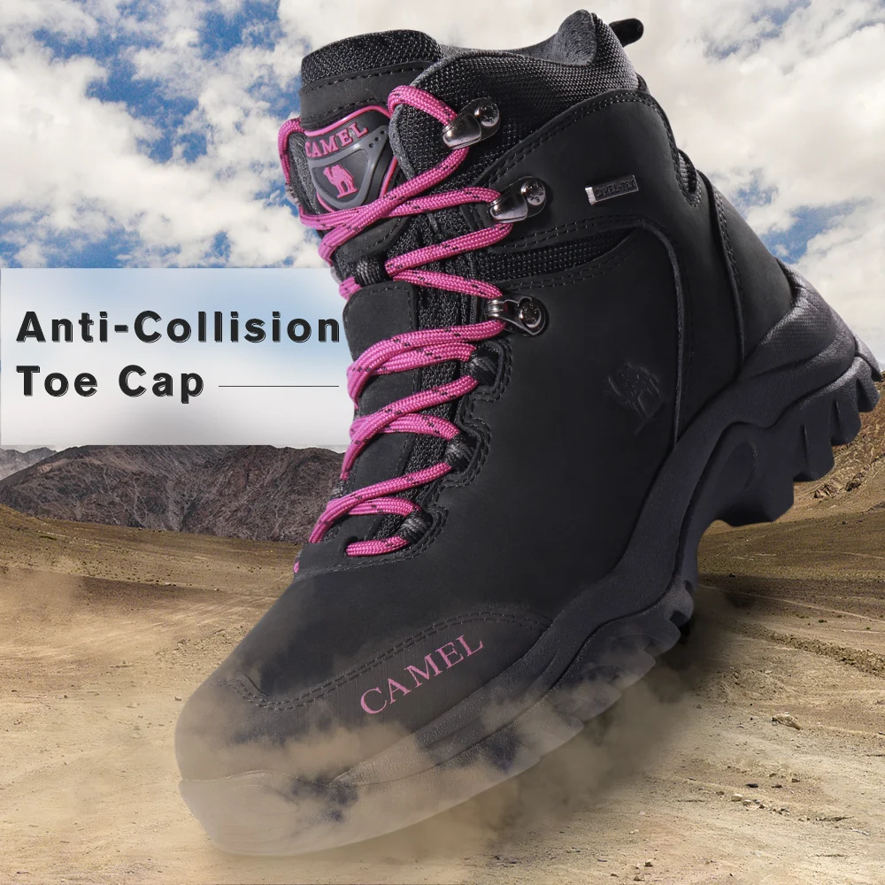 GOLDEN CAMEL Outdoors Hiking Shoes Waterproof Military Tactical High Top Hiking Boots Anti-Slip Trekking Shoes for Women 2023