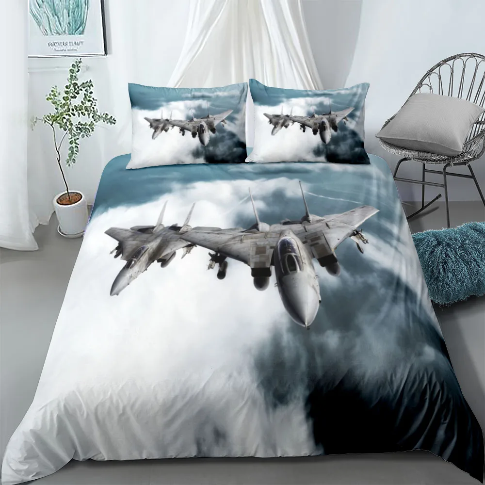 

World Ranking Air Fighter Duvet Cover Set UK Single Double Queen US Twin Full King Size Among Bed Linen Set
