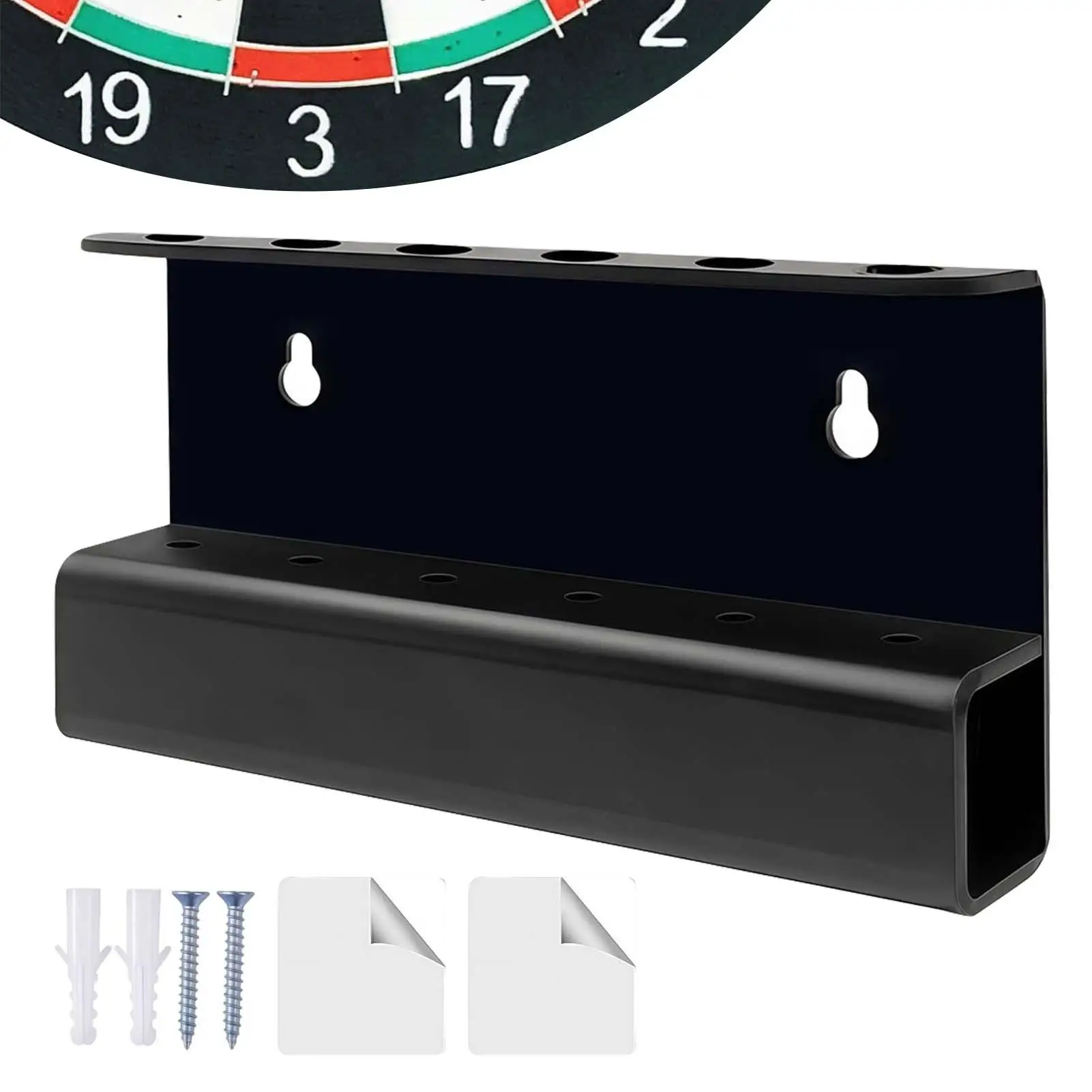 

Dart Holder Acrylic Multi-Capacity Storage Organizer Wall Mount Dartboard Training Dart Rack for Indoor Outdoor Game Rooms