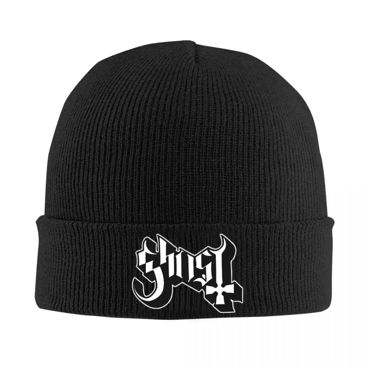 Ghost Band Beanie Hats BAND Y2K Cool Caps Men Women Outdoor Sport Knit Hat Autumn Winter Custom Elastic Beanie Hat