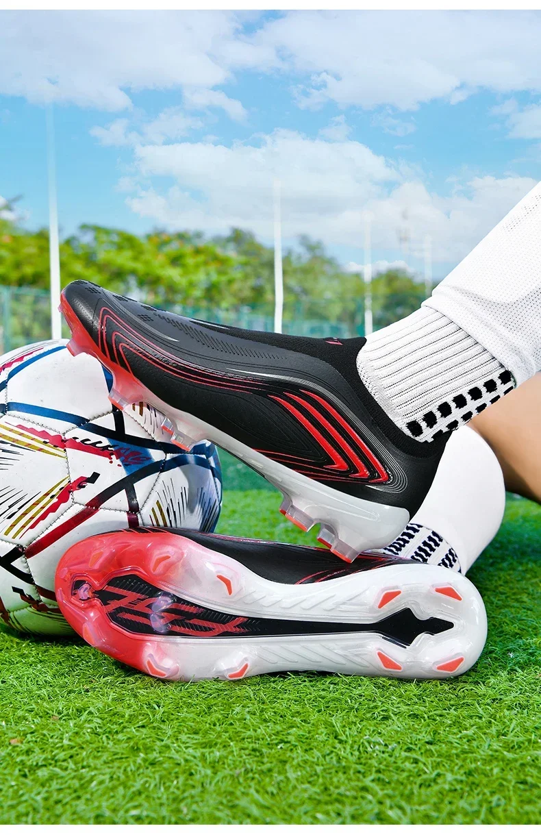 Neue Herren-Fußballschuhe TF/FG Professionelle Unisex-Fußballschuhe im Sonderangebot Ultraleichte Hochwertige Fußballschuhe Damen-Stollenschuhe Sneaker – Detail 10