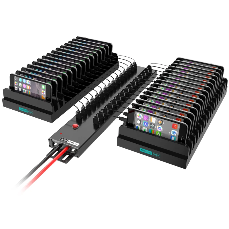 Sipolar Aluminum Unique Design Usb Por Hub High Speed 20/30/40/60 Port Usb Hubs Charging Hub for Valises De Stockage Tablets