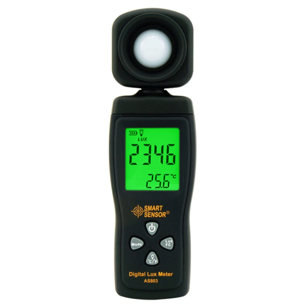 AS803 Luxmeter Digital Light Meter Lux Meter Photometer UV Radiometer LCD Luxmeter Handheld uv Meter Illuminometer Photometer