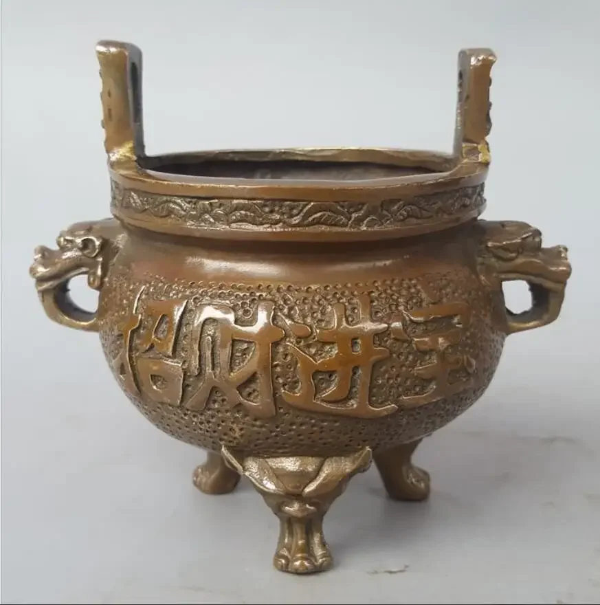 The manufacturer directly provides pure copper censer, three legged Fuzi censer, copper censer, Buddhist incense utensils, cens