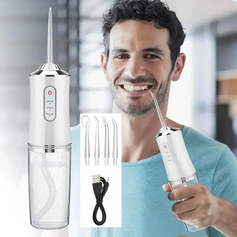 

Professional Water Flosser Oral Irrigator – 68000 Pulses, 3 Modes, IPX7 Waterproof, 1200mAh, for Braces & Whitening