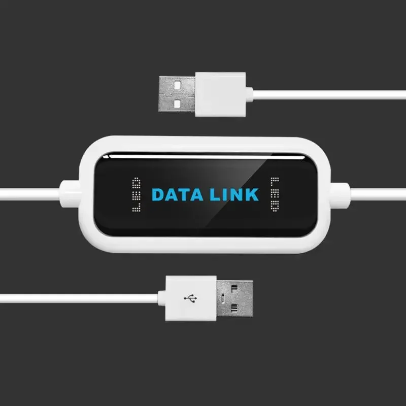 

Online Share Sync Link File Transfer Cable Laptop USB to USB Cable Easy to Use