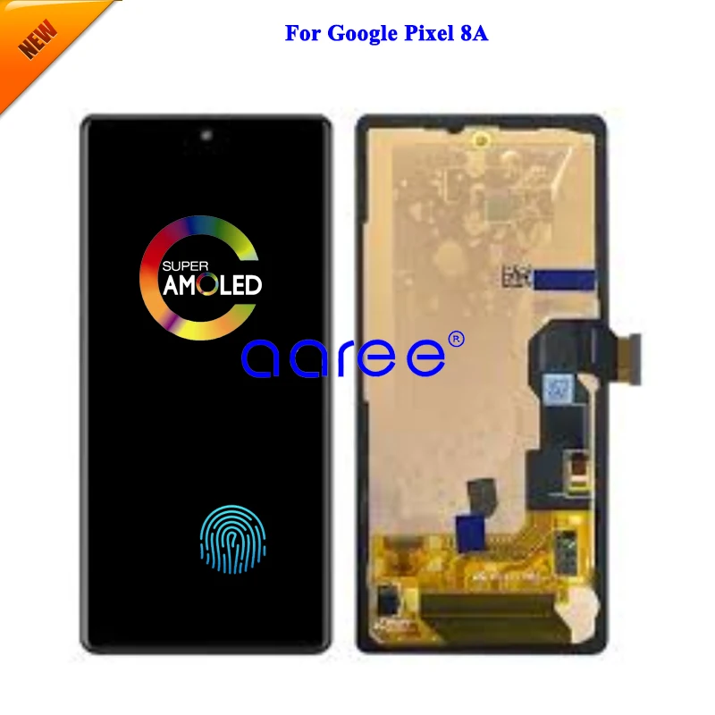 Super AMOLED LCD For Google Pixel 8A LCD For  Google Pixel 8A Display LCD Screen Touch Digitizer Assembly