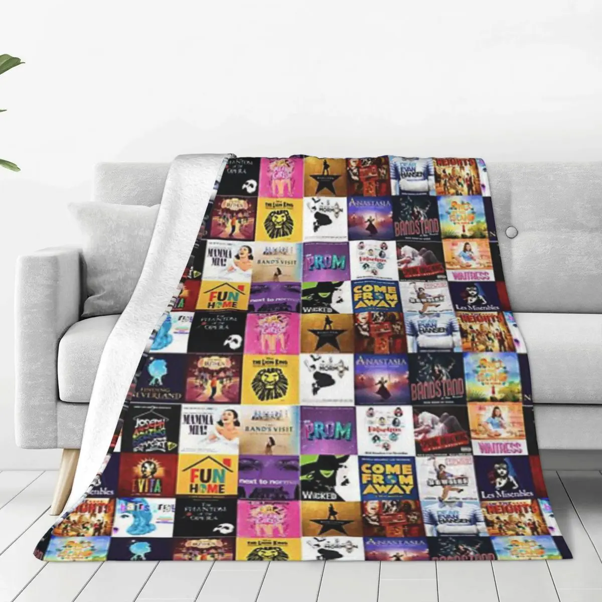 

Fluffy Baby Blanket Broadway's Must Sees! Sofa Camp Nap Bedspread Cozy Flannel Blanket Fleece Textile Blanket Bedroom Decor