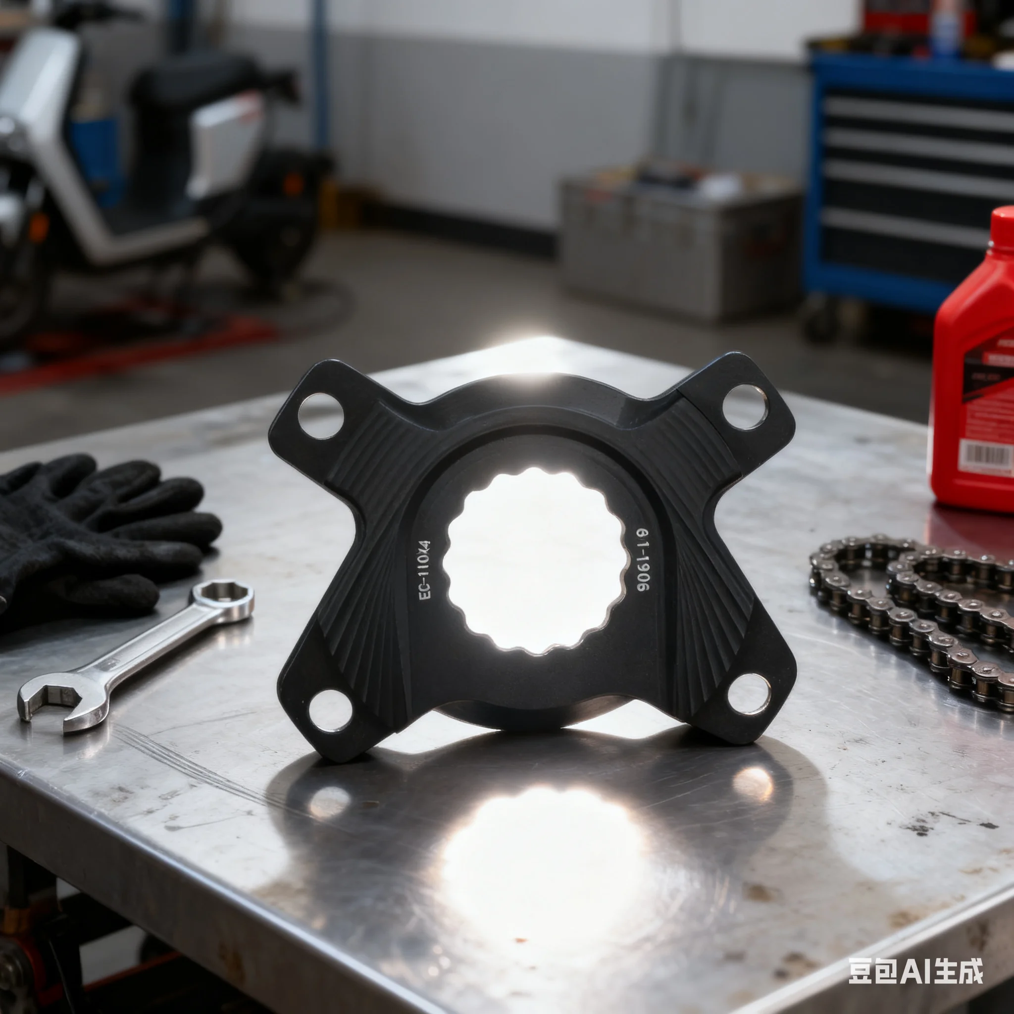 

1 шт., велосипедная звездочка, преобразователь прямого крепления, паук для GXP, XTR, 4-болт, адаптер цепи BCD110, велосипедные сменные аксессуары