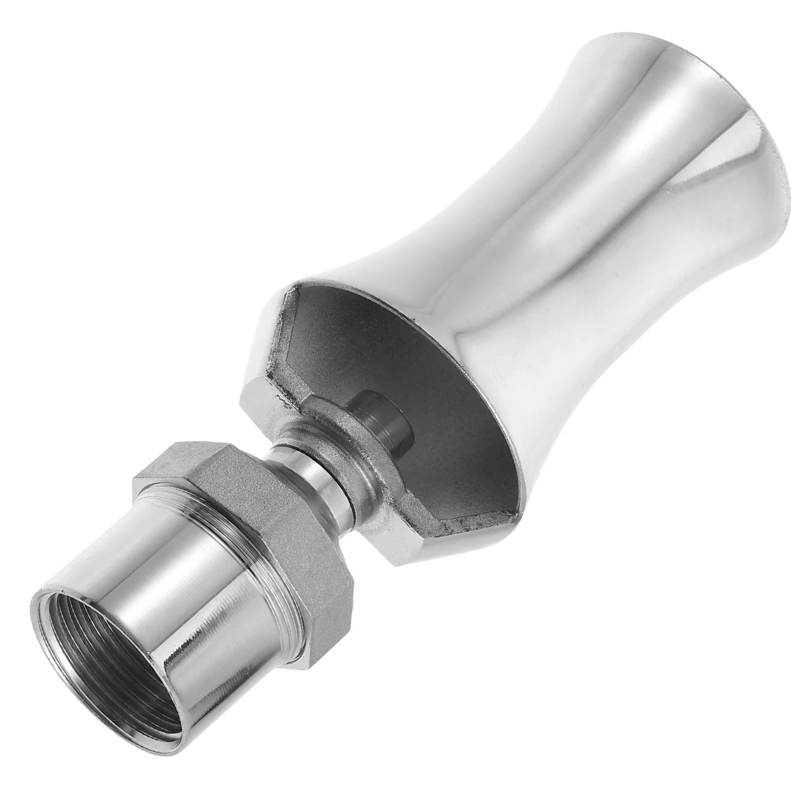 

1pc Adjustable Fountain Nozzle Stainless Steel 1 Inch Threaded Connection For Garden Pond Water Feature Rockery Landscape Park