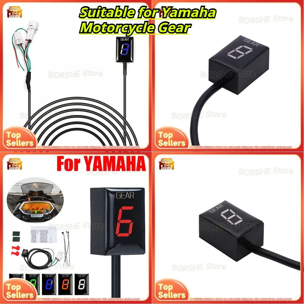 

Suitable for Yamaha Motorcycle Gear Position Indicator Digital Display LED Dashboard Meter Automotive Vehicle Transmission
