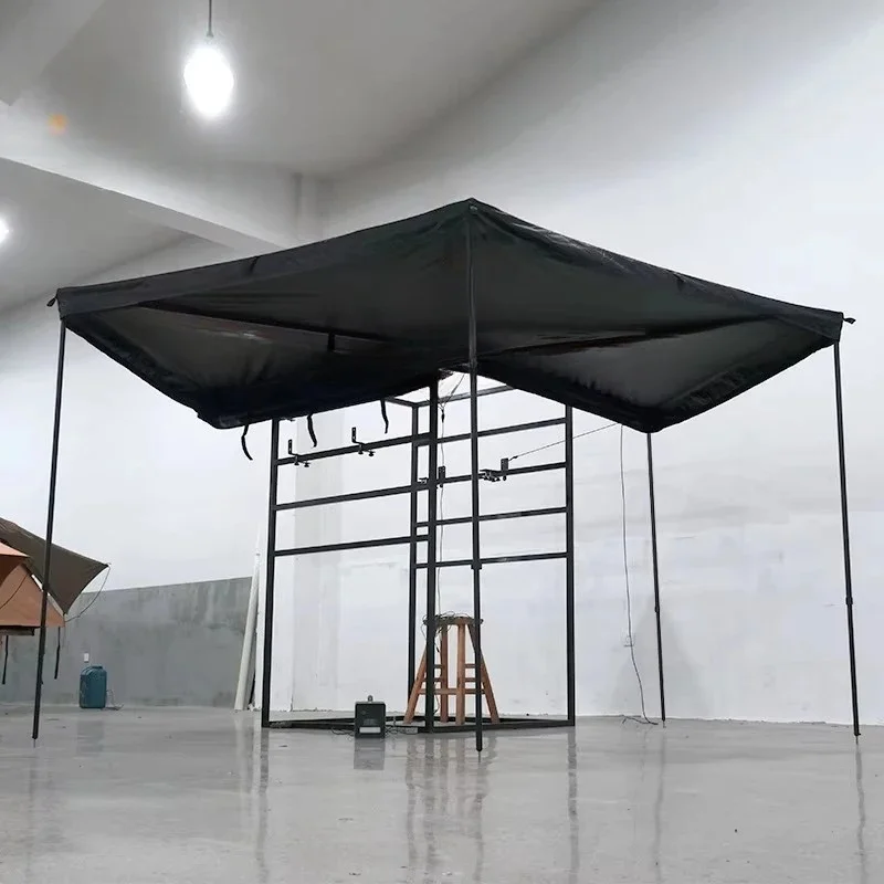 Economical 270 Degree XL Four-Season Car Roof Top Awning Free Standing LED Light Outdoor Camping Sunshade