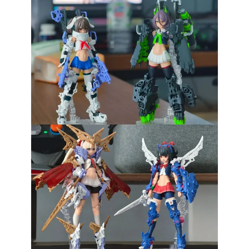 

In Stock Kotobukiya Megami Device Gunner Knight Tank Alternate Color Mecha Musume Collection Decoration Ornaments Model Kit