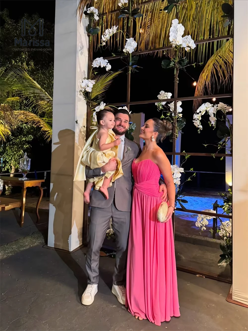 Marissa Line A Wedding Dress Chiffon Elegant Prom Dresses 2025 Custom Made Ball Gown Party Dresses Luxury Off-shoulder Evening