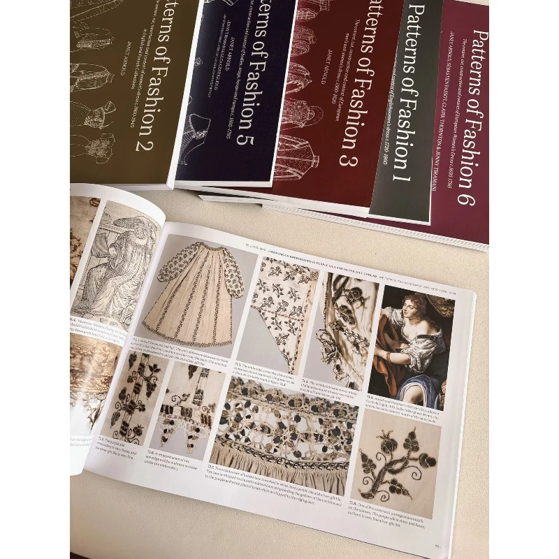Patterns of Fashion Textbook Vol.1/2/3/4/5/6 European Vintage Court Dresses Tailoring Construction and Background Original Ver.