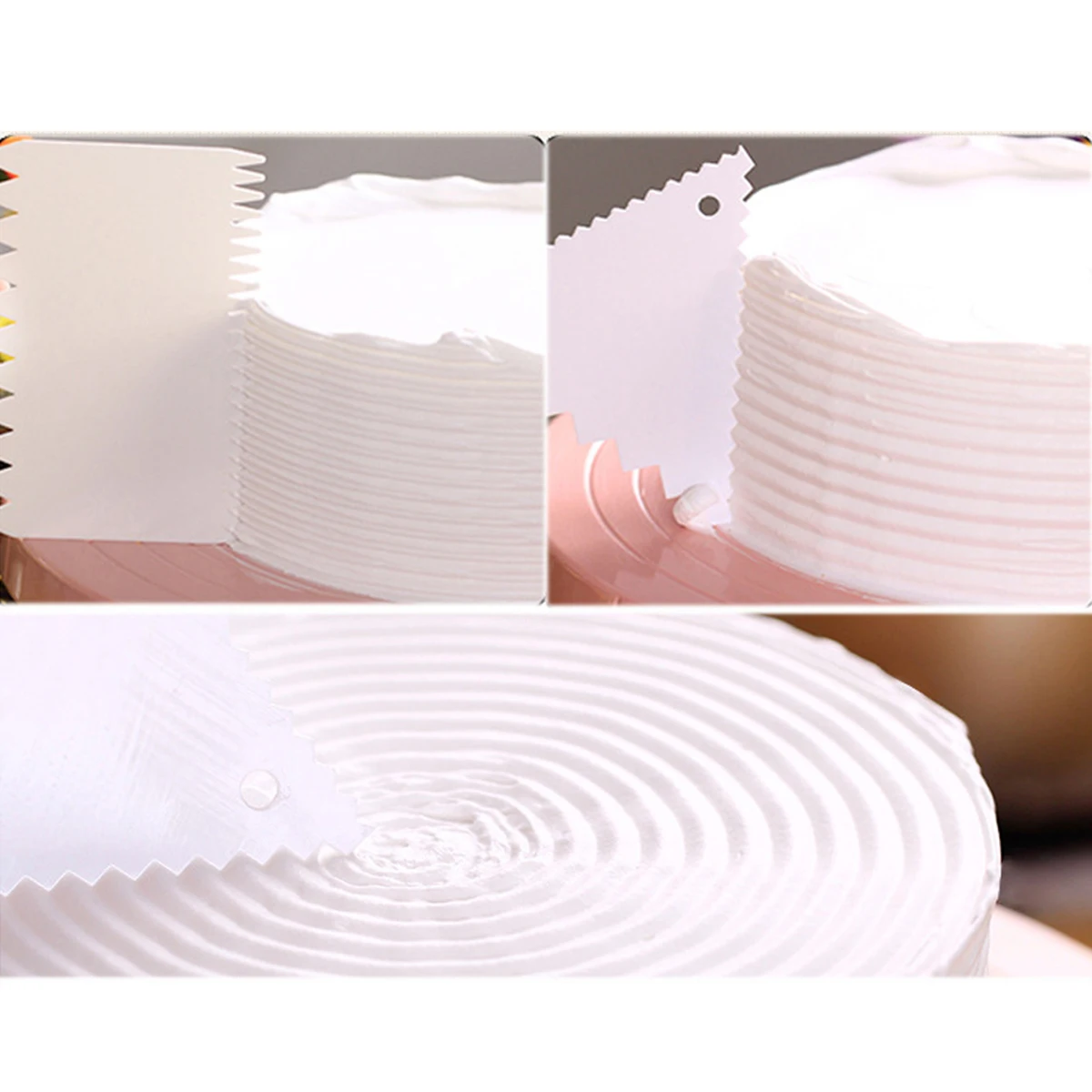 

7 Pcs Baking Scraper Set Tools for Cake Dough Butter Pastry Cutting Smoothing Cream Kitchen Accessories